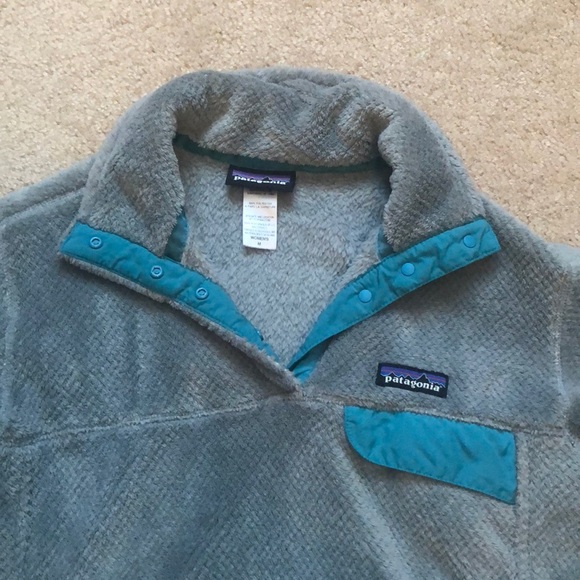 Patagonia Sweaters - Patagonia Re-Tool Snap T Pullover Blue Medium